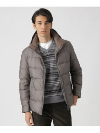 ナイロンタフタショートダウンジャケット Paul Stuart ポール・スチュアート ジャケット・アウター ダウンジャケット・ダウンベスト グレー ネイビー【送料無料】[Rakuten Fashion]