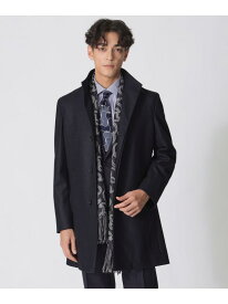 【HOUSTON】カシミヤ混スタンドカラーコート Paul Stuart ポール・スチュアート ジャケット・アウター その他のジャケット・アウター ブルー ネイビー グレー ブラック【送料無料】[Rakuten Fashion]