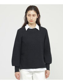 【SALE／35%OFF】【ウォッシャブル】ブークレーツィード プルオーバー Paul Stuart ポール・スチュアート トップス ニット パープル ホワイト ネイビー【RBA_E】【送料無料】[Rakuten Fashion]