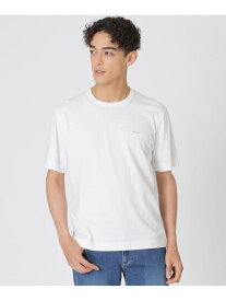 ラフィスラブ天竺半袖Tシャツ Paul Stuart ポール・スチュアート トップス カットソー・Tシャツ ネイビー ホワイト【送料無料】[Rakuten Fashion]