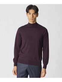 【WEB・一部店舗限定】コットン ウールハイネックセーター Paul Stuart ポール・スチュアート トップス ニット ホワイト ブラウン パープル ネイビー【送料無料】[Rakuten Fashion]