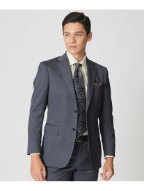 【Nikkei magazine掲載】【EASTGATE MODEL】スチュアーツブルー ストライプ柄スーツ Paul Stuart ポール・スチュアート スーツ・フォーマル セットアップスーツ ブルー【送料無料】[Rakuten Fashion]