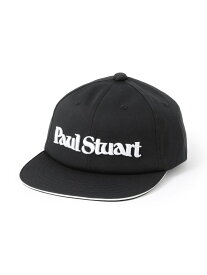【GOLF】ロゴキャップ Paul Stuart ポール・スチュアート 帽子 キャップ ブラック ホワイト【送料無料】[Rakuten Fashion]