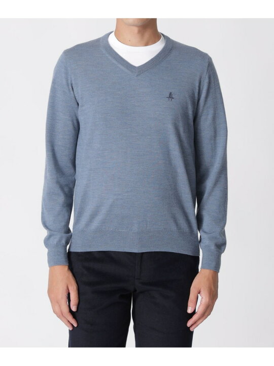 楽天市場】【SALE／28%OFF】ファインウールメランジVネックセーター 