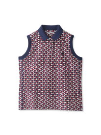 【SALE／68%OFF】【GOLF】ヨットプリント柄 ノースリーブカットソー Paul Stuart ポール・スチュアート トップス カットソー・Tシャツ ホワイト ブルー【RBA_E】【送料無料】[Rakuten Fashion]