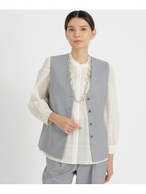 【SALE／50%OFF】【Precious 掲載】ファインウール ジレ Paul Stuart ポール・スチュアート ジャケット・アウター その他のジャケット・アウター グレー【RBA_E】【送料無料】[Rakuten Fashion]