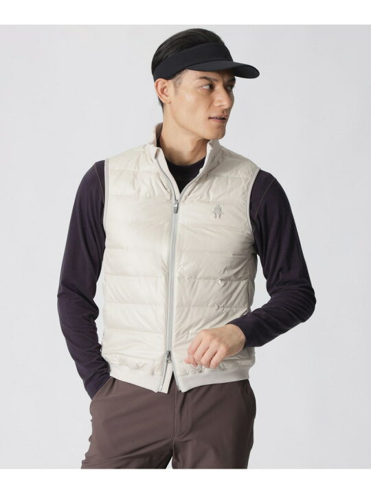 楽天市場】【SALE／31%OFF】【GOLF】ダウンパディングスタンドベスト 
