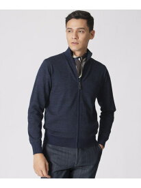 【SALE／61%OFF】コースボーダーフルジップセーター Paul Stuart ポール・スチュアート トップス ニット レッド グレー グリーン ネイビー【RBA_E】【送料無料】[Rakuten Fashion]