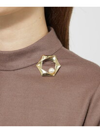 ハニカムブローチ Paul Stuart ポール・スチュアート アクセサリー・腕時計 ブローチ・コサージュ・バッジ シルバー ゴールド【送料無料】[Rakuten Fashion]