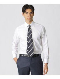 シャドウパケ柄 セミワイドカラードレスシャツ Paul Stuart ポール・スチュアート トップス シャツ・ブラウス パープル ホワイト【送料無料】[Rakuten Fashion]