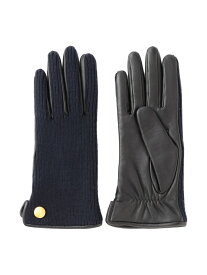 リブニットグローブ Paul Stuart ポール・スチュアート ファッション雑貨 手袋 グレー ブラウン ネイビー【送料無料】[Rakuten Fashion]