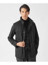 【はっ水/透湿性/防風】M-65 3wayブルゾン Paul Stuart ポール・スチュアート ジャケット・アウター ブルゾン・ジャンパー ブラック イエロー【送料無料】[Rakuten Fashion]