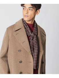 【COLLECTION LINE】ウールシルクストール Paul Stuart ポール・スチュアート ファッション雑貨 マフラー・ストール・ネックウォーマー レッド ネイビー【送料無料】[Rakuten Fashion]