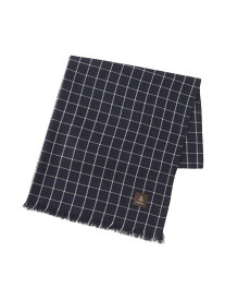 【COLLECTION LINE】ウールシルクストール Paul Stuart ポール・スチュアート ファッション雑貨 マフラー・ストール・ネックウォーマー レッド ネイビー【送料無料】[Rakuten Fashion]