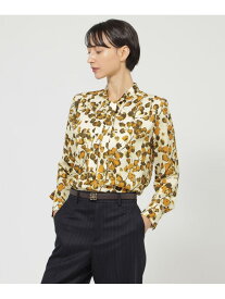 【Nikkei magazine掲載】【ウォッシャブル】グラデーションフラワー ブラウス Paul Stuart ポール・スチュアート トップス シャツ・ブラウス イエロー【送料無料】[Rakuten Fashion]