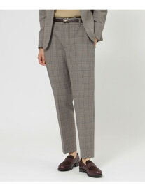 【ウォッシャブル】裏起毛チェック パンツ Paul Stuart ポール・スチュアート パンツ スラックス・ドレスパンツ ブラウン【送料無料】[Rakuten Fashion]