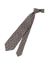 「Collection Line」幾何学柄プリントネクタイ Paul Stuart ポール・スチュアート スーツ・フォーマル ネクタイ・蝶ネクタイ ピンク ブルー ベージュ【送料無料】[Rakuten Fashion]