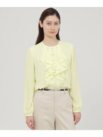 【SALE／38%OFF】【Nikkei magazine掲載】【ウォッシャブル】ソフトジョーゼット ブラウス Paul Stuart ポール・スチュアート トップス シャツ・ブラウス パープル イエロー ネイビー ホワイト【RBA_E】【送料無料】[Rakuten Fashion]