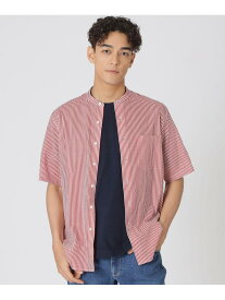 ロンストプリント ミラクルウェーブ半袖シャツ Paul Stuart ポール・スチュアート トップス シャツ・ブラウス グリーン ブルー レッド【送料無料】[Rakuten Fashion]