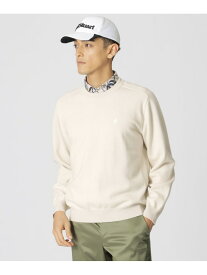【SALE／46%OFF】【GOLF】ストレッチカシミヤクルーネックセーター Paul Stuart ポール・スチュアート トップス ニット パープル ブラック ホワイト グリーン【RBA_E】【送料無料】[Rakuten Fashion]