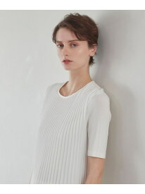 【SALE／40%OFF】【ウォッシャブル】プリーツコンビニット プルオーバー Paul Stuart ポール・スチュアート トップス ニット ホワイト ネイビー【RBA_E】【送料無料】[Rakuten Fashion]