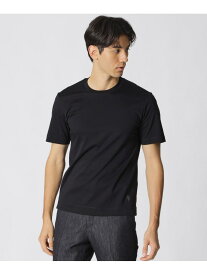 【追加生産】「Dress Tee Shirts」コットンスムースショートスリーブドレスTシャツ/半袖カットソー Paul Stuart ポール・スチュアート トップス カットソー・Tシャツ ブラック【送料無料】[Rakuten Fashion]