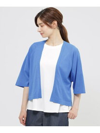 【SALE／62%OFF】【ウォッシャブル】ペーパーミックス カーディガン Paul Stuart ポール・スチュアート トップス ニット ネイビー ホワイト ブルー【RBA_E】【送料無料】[Rakuten Fashion]