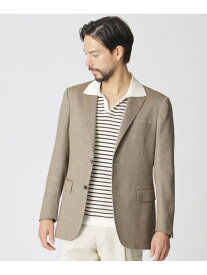 【SALE／38%OFF】ミックスウールパケ柄ドビーカラージャケット Paul Stuart ポール・スチュアート ジャケット・アウター テーラードジャケット・ブレザー ブルー ベージュ【RBA_E】【送料無料】[Rakuten Fashion]