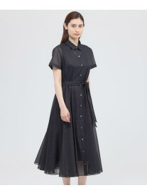 【ウォッシャブル】エアリーボイル ワンピース Paul Stuart ポール・スチュアート ワンピース・ドレス ワンピース ネイビー ブルー【送料無料】[Rakuten Fashion]