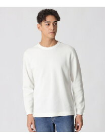 ダブルフェイスワッフルTシャツ Paul Stuart ポール・スチュアート トップス カットソー・Tシャツ ホワイト ネイビー【送料無料】[Rakuten Fashion]