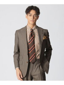 【数量限定】「COLLECTION LINE」ミニチェック柄スーツ Paul Stuart ポール・スチュアート スーツ・フォーマル セットアップスーツ ブラウン【送料無料】[Rakuten Fashion]