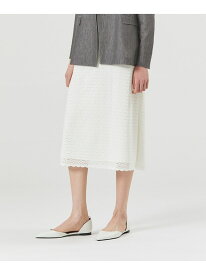 【SALE／58%OFF】【ウォッシャブル】サークルフルールケミカルレース スカート Paul Stuart ポール・スチュアート スカート その他のスカート ホワイト グリーン ネイビー【RBA_E】【送料無料】[Rakuten Fashion]