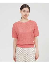 【SALE／24%OFF】【ウォッシャブル】ナチュラルリネン プルオーバー Paul Stuart ポール・スチュアート トップス ニット ブラウン レッド ブルー【RBA_E】【送料無料】[Rakuten Fashion]