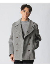 【数量限定】「COLLECTION LINE」Pコート(ショート丈) Paul Stuart ポール・スチュアート ジャケット・アウター その他のジャケット・アウター グレー ベージュ【送料無料】[Rakuten Fashion]