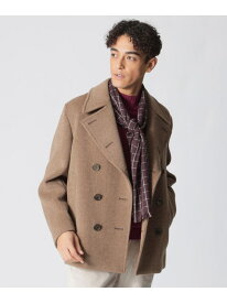 【SALE／26%OFF】【数量限定】「COLLECTION LINE」Pコート(ショート丈) Paul Stuart ポール・スチュアート ジャケット・アウター その他のジャケット・アウター ベージュ グレー【RBA_E】【送料無料】[Rakuten Fashion]