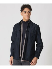 サファリシャツ Paul Stuart ポール・スチュアート トップス シャツ・ブラウス カーキグリーン ネイビー【送料無料】[Rakuten Fashion]