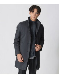 【Nikkei magazine掲載】【はっ水/透湿性/防風】【HOUSTON】スタンドカラーコート Paul Stuart ポール・スチュアート ジャケット・アウター レインコート ネイビー ブラック【送料無料】[Rakuten Fashion]