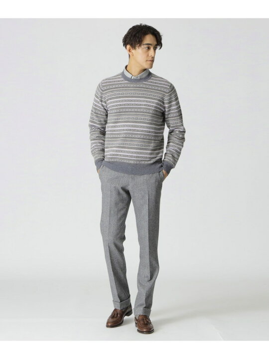 楽天市場】【SALE／30%OFF】フェアアイル柄クルーネックセーター Paul 