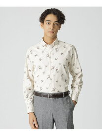 【SALE／75%OFF】コーデュロイアニマルプリントシャツ Paul Stuart ポール・スチュアート トップス シャツ・ブラウス パープル ホワイト【RBA_E】【送料無料】[Rakuten Fashion]