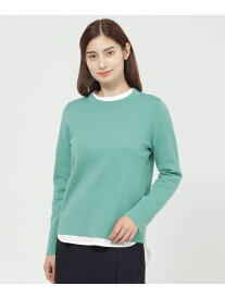 【SALE／23%OFF】ダブルフェイスウォッシャブルウール プルオーバー Paul Stuart ポール・スチュアート トップス ニット ホワイト グレー グリーン オレンジ【RBA_E】【送料無料】[Rakuten Fashion]