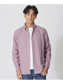 ブラッシュド千鳥シャツ Paul Stuart ポール・スチュアート トップス シャツ・ブラウス ブルー イエロー レッド パープル【送料無料】[Rakuten Fashion]