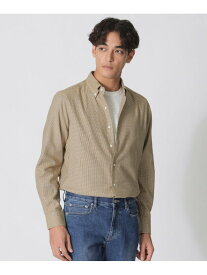 ブラッシュド千鳥シャツ Paul Stuart ポール・スチュアート トップス シャツ・ブラウス ブルー イエロー レッド パープル【送料無料】[Rakuten Fashion]