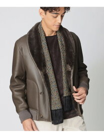 【SALE／29%OFF】【COLLECTION LINE】プリントスカーフ/ヘリンボーン柄 Paul Stuart ポール・スチュアート ファッション雑貨 スカーフ・バンダナ グレー ベージュ【RBA_E】【送料無料】[Rakuten Fashion]