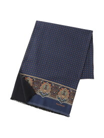 【COLLECTION LINE】リバーシブルプリントストール Paul Stuart ポール・スチュアート ファッション雑貨 マフラー・ストール・ネックウォーマー レッド ブルー カーキグリーン【送料無料】[Rakuten Fashion]