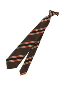 【COLLECTION LINE】ネクタイ/ストライプ柄 Paul Stuart ポール・スチュアート スーツ・フォーマル ネクタイ・蝶ネクタイ カーキグリーン ブラウン ネイビー【送料無料】[Rakuten Fashion]