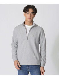 へリンボンダブルフェイスハーフジップ Paul Stuart ポール・スチュアート トップス カットソー・Tシャツ ネイビー レッド ホワイト【送料無料】[Rakuten Fashion]