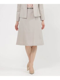 【SALE／21%OFF】ウーステッドツイル スカート【防しわ性】 Paul Stuart ポール・スチュアート スカート ミニスカート ネイビー ベージュ【RBA_E】【送料無料】[Rakuten Fashion]