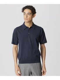 ドレスニットポロシャツ TEXBRID(R)プレーティング Paul Stuart ポール・スチュアート トップス ニット ネイビー グリーン ブラウン【送料無料】[Rakuten Fashion]