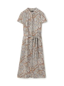 【ウォッシャブル】サラサペイズリー ワンピース Paul Stuart ポール・スチュアート ワンピース・ドレス ワンピース ベージュ イエロー【送料無料】[Rakuten Fashion]