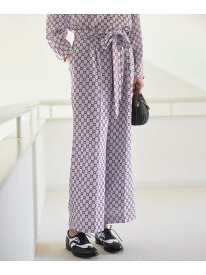 【SALE／36%OFF】【Precious掲載】【ウォッシャブル】ロープモノグラム パンツ Paul Stuart ポール・スチュアート パンツ スラックス・ドレスパンツ ベージュ ブルー【RBA_E】【送料無料】[Rakuten Fashion]